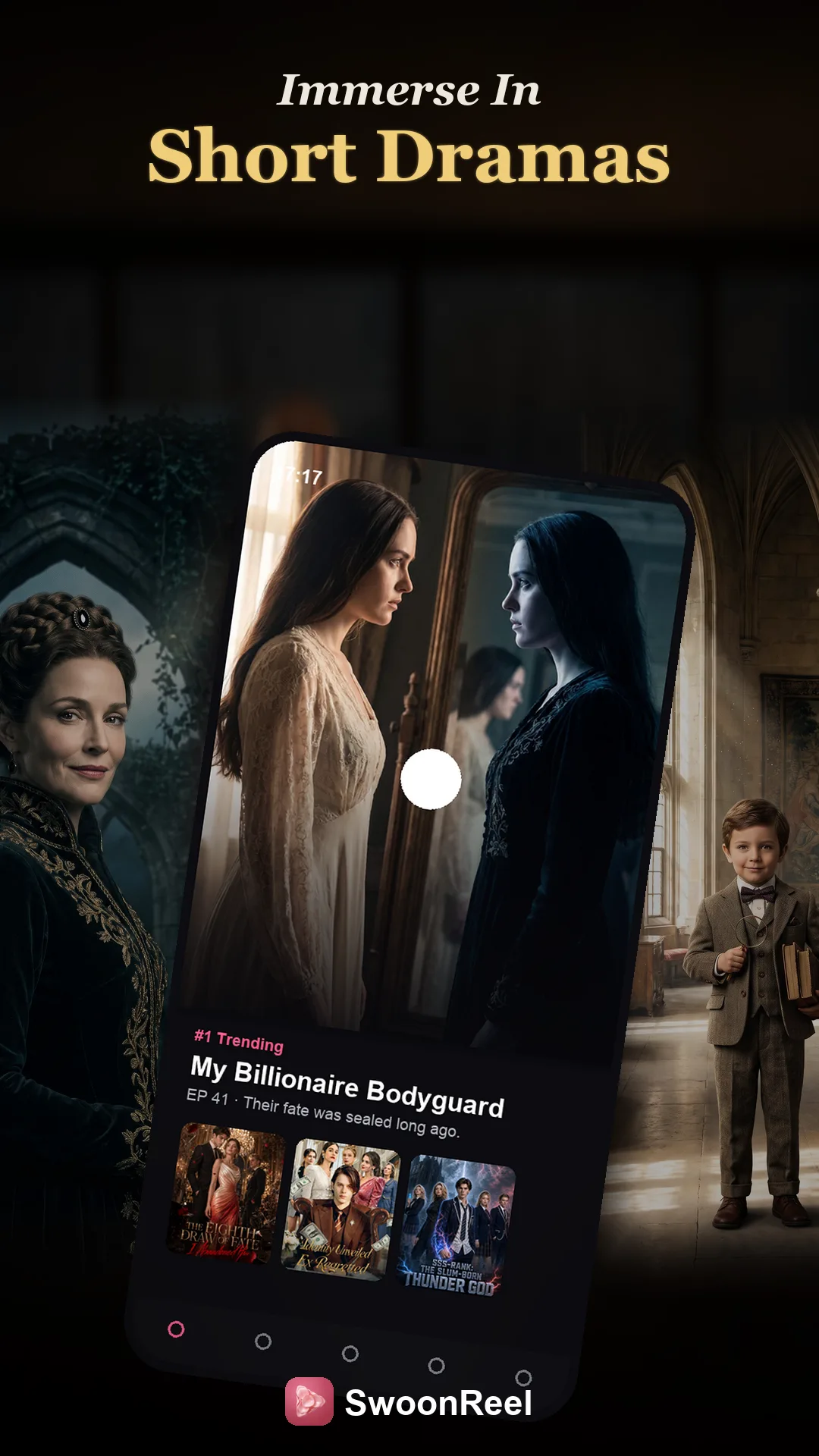 SwoonReel screen